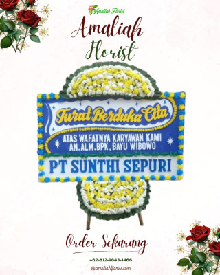 Papan Bunga Duka di Bambukuning