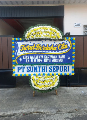 Papan Bunga Duka di Bambukuning