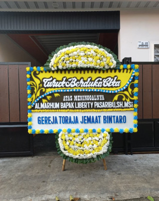 Papan Bunga Duka di Bambukuning